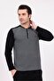 Men's Smoked Design Long Sleeve Winter Jacquard Cotton Pajama Set - 8
