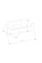 Bathroom hanger, rectangular, matte black - 2