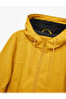 Long Sleeve Zippered Pocket Detailed Water Repellent Hooded Raincoat - 5