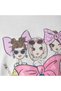 Girls Crew Neck T-shirt with Graphic Print - Cotton - Long Sleeves - 5