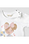 Printed T-shirt with Puff Sleeves - 3
