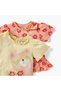 Floral Detail T-shirt with Short Sleeves - Set of 2 - 4
