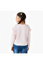 Cat Graphic Print T-shirt with Long Sleeves - 3