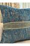 Design Throw Pillow Cover 41 X39 Limited Edition Petrol Blue Gold - 2