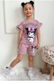 Girl's short sleeve shorts set