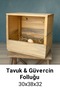 Natural Wooden Chicken & Pigeon Coop - 4