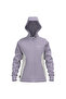 Athletics Women's Hooded Zippered Sweatshirt Gray - 2