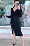 Double-Breasted Glitter Stone Dress 6K338 - 4