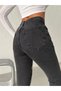 One-Leg Embroidered Mom Jeans - 6