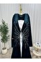 فستان مخمل مطرز فاخر - 5