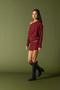 Ribana asymmetric cut mini dress - 4