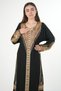Embroidered women's Asiri jalabiya dress on the chest and sleeves - 3