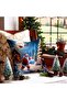 Santa Claus Winter Themed 3D Effect Digital Printing Throw Pillow Cover