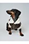Zippered Fur Leather Dog Outfit Brown Medium - 7