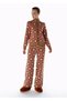 Iconic Après-Ski Star Patterned Knitwear Trousers Camel - 3