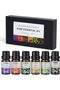 6-Pack Essential Oils Set Water Soluble Aromatherapy Oils for Diffusers, Humidifiers Relaxation. - 6