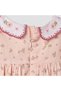 Floral Print Dress with Cardigan and Tights - 6