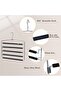 Pants Hanger Non Slip Space Saving Pants Hangers Trouser Hangers Foam Padded - 2