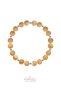 Certified Pearl Stone Aquarius Zodiac Sign Natural Stone Bracelet