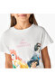 Princess Print A-line Dress with Short Sleeves - 4