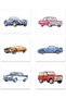 ALAYRA Classic Car Art Prints,Antique Car Poster,Retro Racecar Off-Road Vehicle Sports Car Canvas Wall Art for Teen Boy Bedroom Playroom Decor Set of 6 Unframed (8''x10'') Car20X25 CM