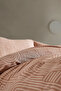 Nola Easy Comforter Duvet Cover Set Double Size Cappucino - 6