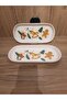 New Year Boat Plate 2 Pieces 26 cm Koki̇na/Santa Claus/New Year/Pine Tree - 4