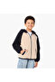 Colourblock Hooded Heavy Jacket with Long Sleeves and Pockets - 2