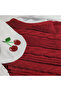 2-Piece Girl's Set with Cherry Embroidered Leggings - 6