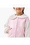 Colourblock Jacket with Peter Pan Collar and Snap Button Closure - 6