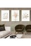 ALAYRA Islamic Canvas Pictures, 3 Pieces Arabic Calligraphy Poster Living Room Canvas Painting,Wall Art Living Room Bedroom Decoration Picture Poster No Frame (Stil 5,*3)30X40 CM