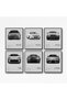 ALAYRA JDM Car Posters For Walls Racing Car Art Posters Japanese Car Wall Art Prints For Boy's Bedroom Living Room Set Of 6,Unframe Style () (Gray)30X40 CM