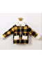 Newborn Baby Plaid Fur Coat Unisex - 3