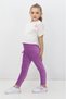 Girl's Stretch Fabric & Corded Fabric & Elastic Waist Velvet Tights - 2