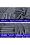 Columbia Style Towel Set of 8 Grey and White - 5