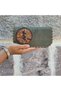 Large Wallet with Witch Figure Ethnic Bohemian Retro Vintage Style - Green - 7