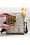 E. Little Prince Figured Large Postman Shoulder Bag Black, E. Little Prince Small Wallet Mustard Ethnic Bohe - 4