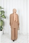 Striped Hair Braided Knitwear Set - 5