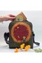 Large Postman Shoulder Bag with Little Prince Figure Black, Small Wallet Mustard Ethnic Bohemian Style Combination - 2
