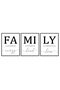 ALAYRA Family Poster Black and White Wall Art for Living Room, Canvas Prints Unframed Set of 3, Kitchen Wall Art Posters Hallway Decor Art Prints20X25 CM