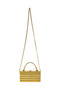Women Gold Metallic Mini Box Bag