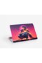 ALAYRA Sports Car Burning Explosion Digital Art, Laptop Skin Sticker Decal,13.3 14 15 15.4 15.6