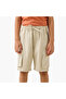 Solid Shorts with Pockets and Drawstring Closure