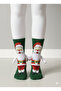 New Year's Special Magnet Holding Hands Santa Claus Socks Unisex 36–44 - 5