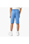 Solid Shorts with Drawstring Closure and Pockets - 3