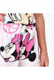 Dinsey Minnie Mouse Print Shorts with Drawstring Closure - 4