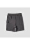 Solid Shorts with Drawstring Closure and Pockets - 2
