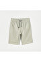 Solid Shorts with Drawstring Closure