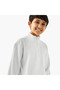 Solid High Neck Sweatshirt with Zip Closure - 4