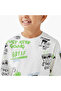 Graffiti Print Sweatshirt with Long Sleeves - 4